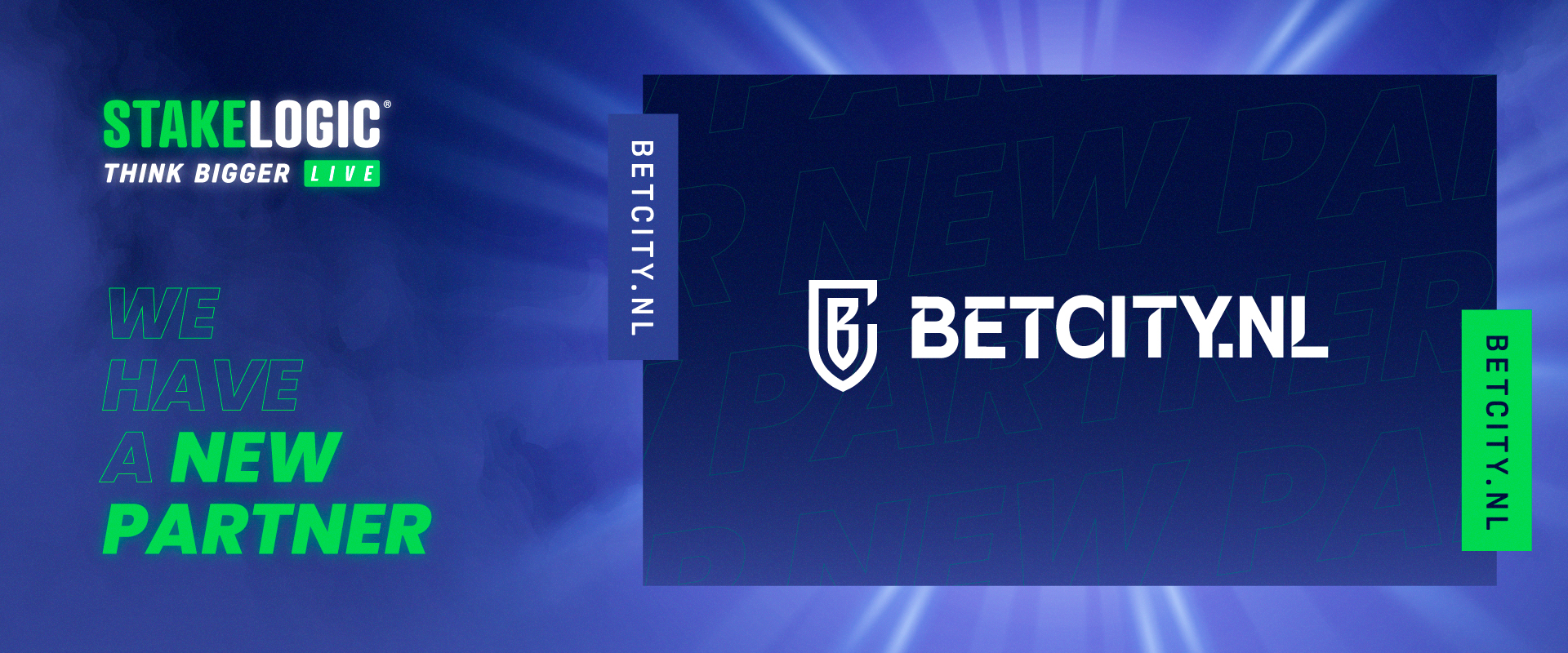 Stakelogic Live partners with BetCity.nl